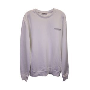 Givenchy Logo Crewneck Sweatshirt in White Cotton